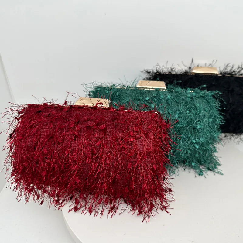 Korean Tassel Clutch Bag