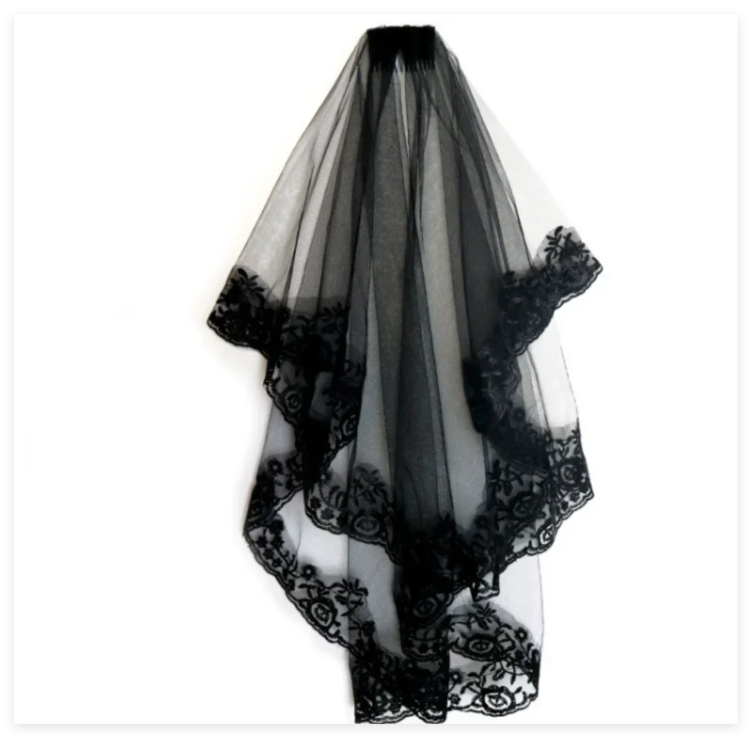 Lace Embroidery Bridal Veil