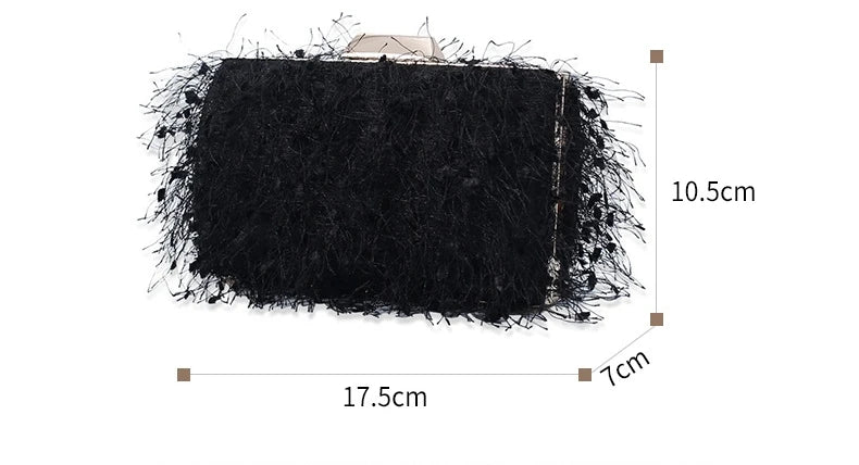 Korean Tassel Clutch Bag