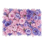 Silk Rose & Peony Flower Wall Panel