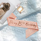 15th Birthday Sash & Tiara Set