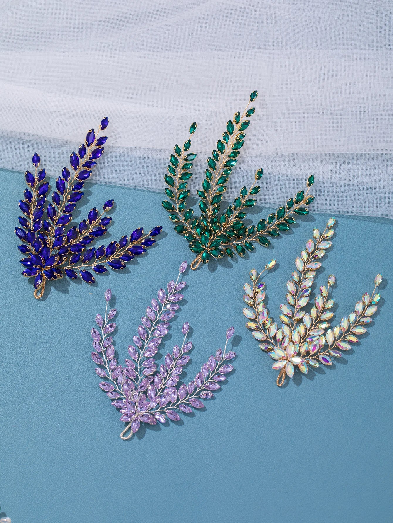 Leaf Crystal Bridal Headpiece