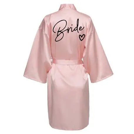 Team Bride Satin Robe