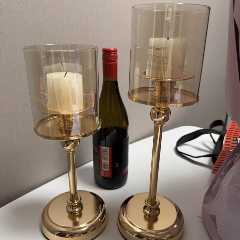 Elegant Candlestick Holder Set
