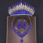 Crystal Bridal Crown Jewelry Set