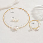 Pearl & Rhinestone Bridal Jewelry Set