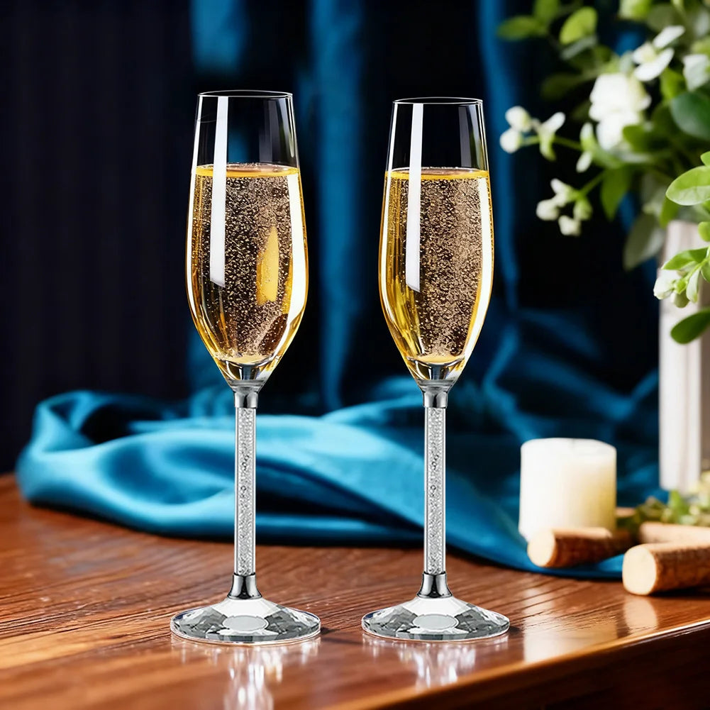 Crystal Long Stem Champagne Glass