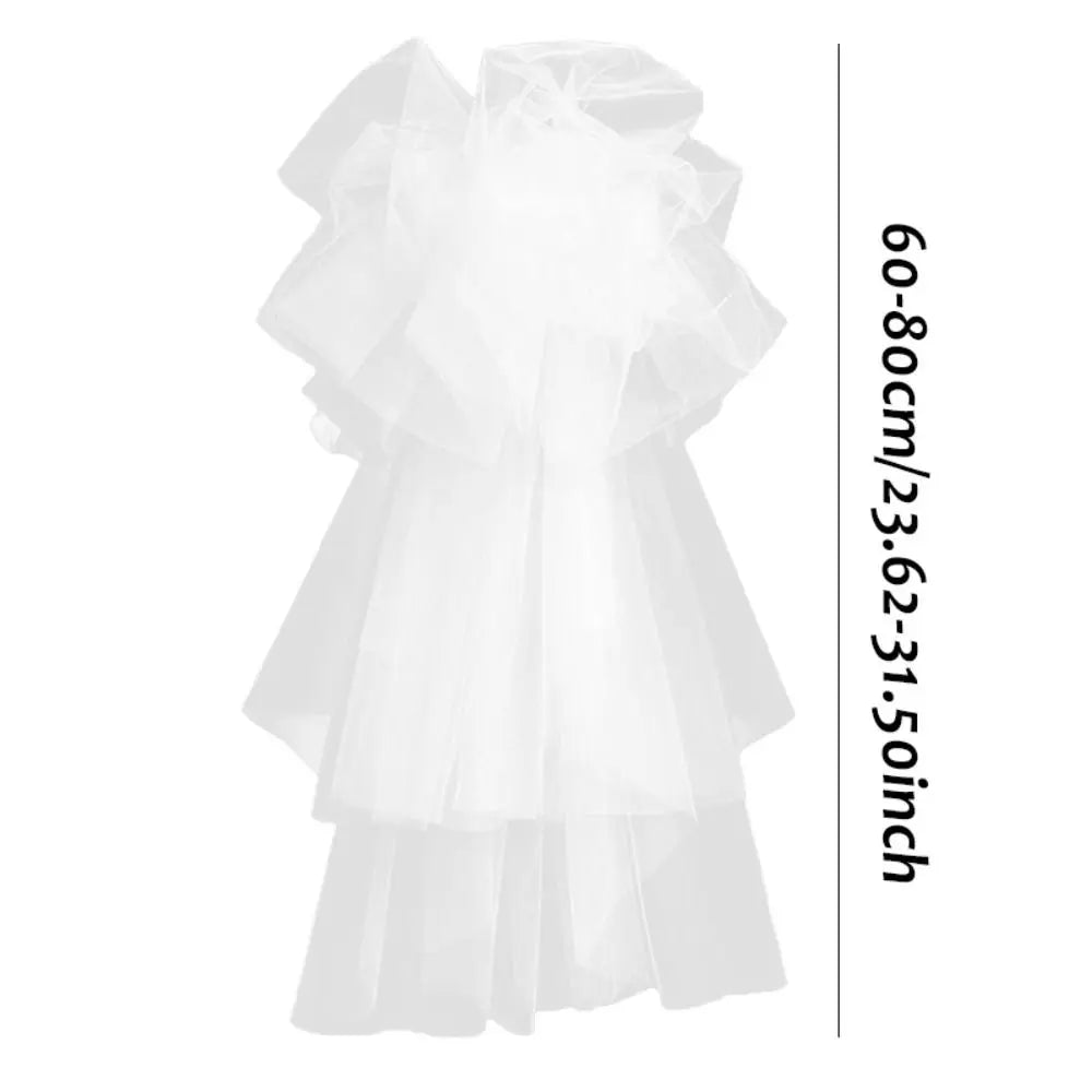 Multi Layer Bridal Veil with Comb