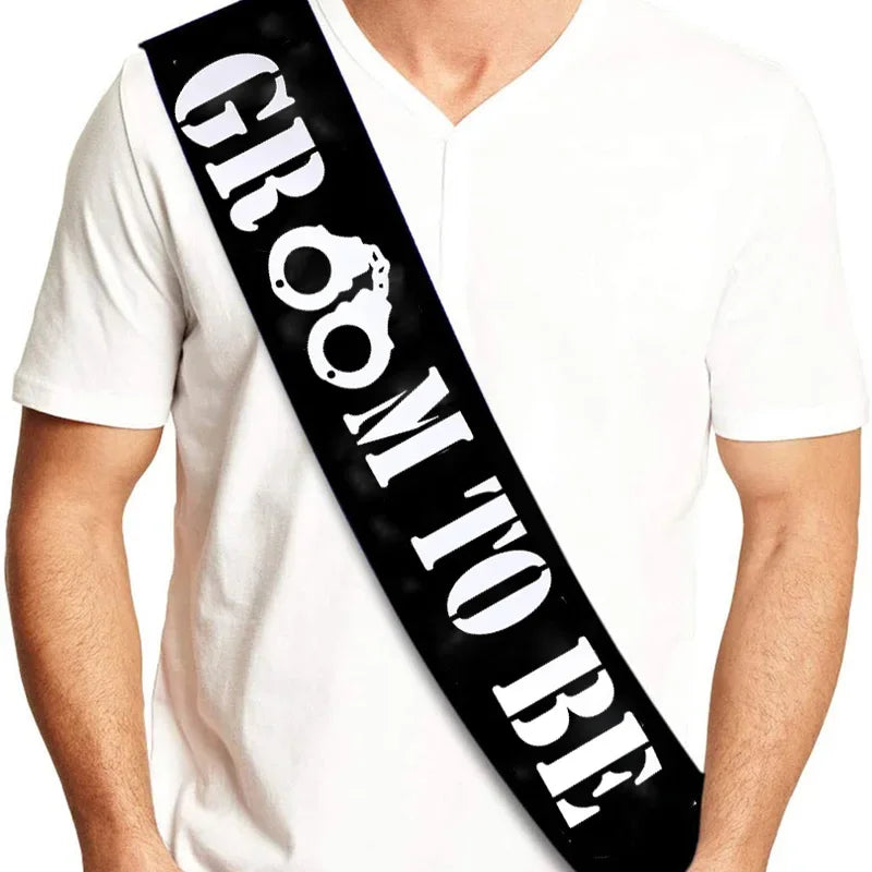 Funny Groom To Be Sash