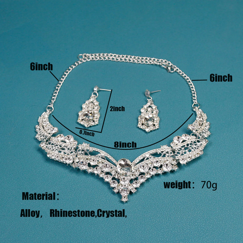 Rhinestone Bridal Jewelry Set