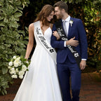 Just Married Party Sash Set