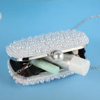 Pearl Beaded Bridal Clutch