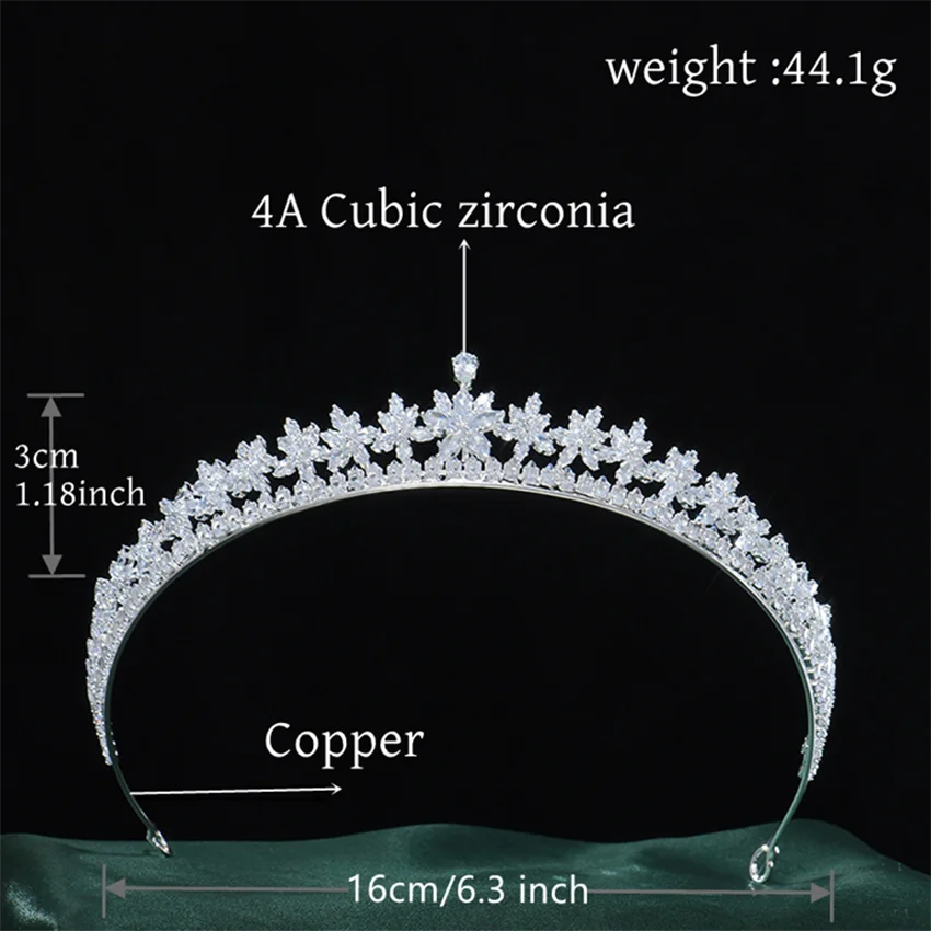 Princess Zircon Bridal Tiara