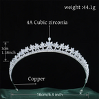 Princess Zircon Bridal Tiara