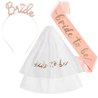 Bride-to-Be Veil & Sash Set