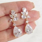 Crystal Drop Statement Earrings
