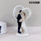 Bride & Groom Cake Topper Decor