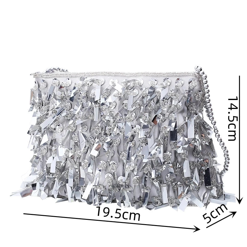 Korean Tassel Clutch Bag