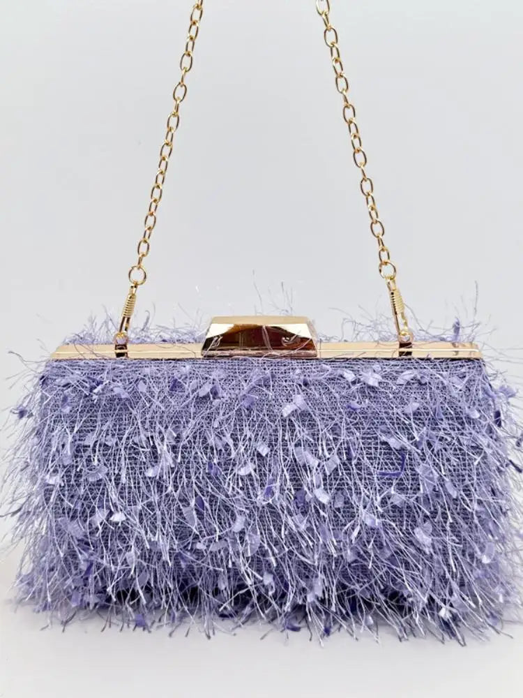 Korean Tassel Clutch Bag