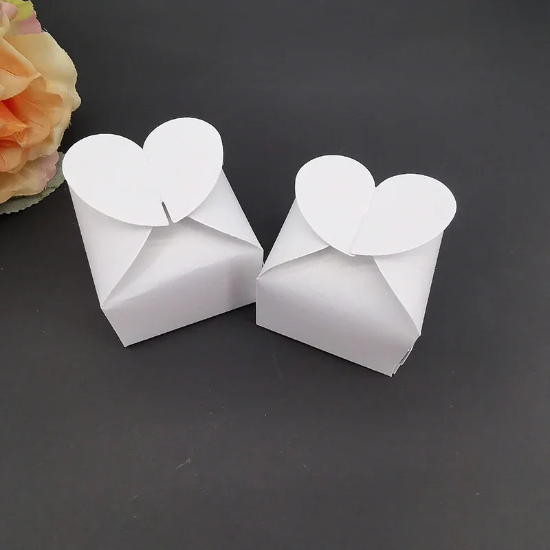 Heart-Shaped Wedding Favor Boxes