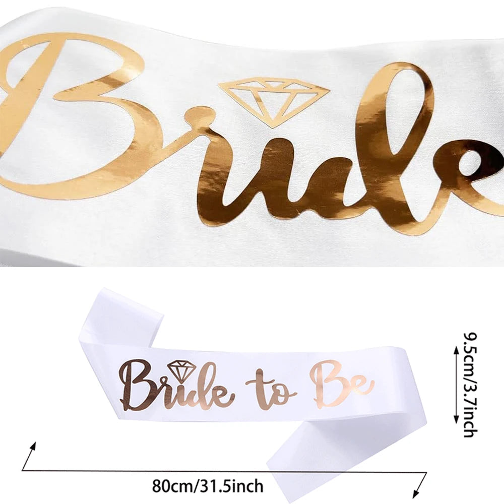 Bride To Be Sash & Veil Set