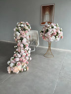 Pink Artificial Flower Decor Set