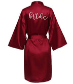Team Bride Satin Pajama Robe