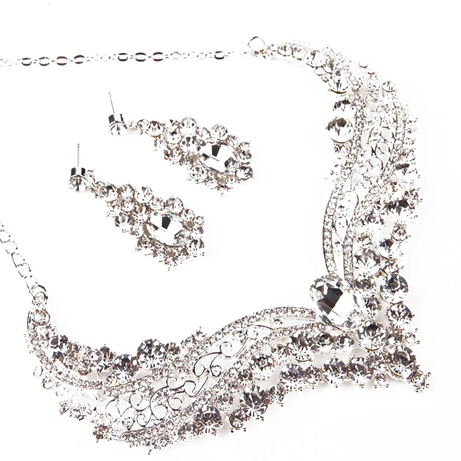 Rhinestone Bridal Jewelry Set