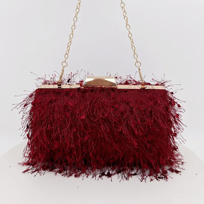 Korean Tassel Clutch Bag
