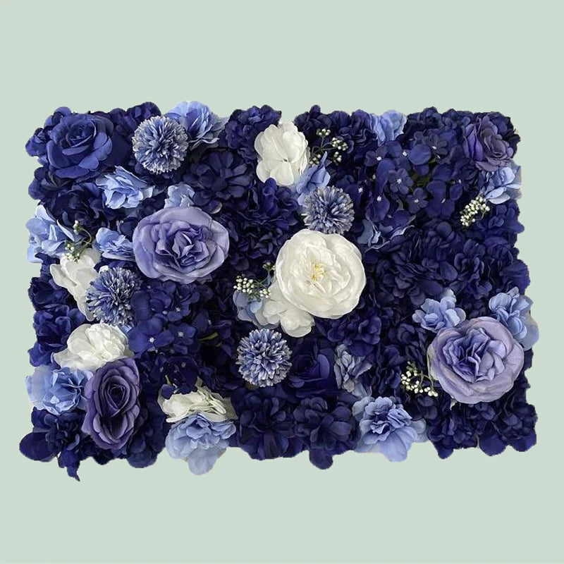 Silk Rose & Peony Flower Wall Panel