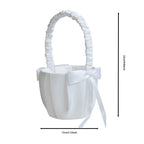Pearl Flower Girl Basket