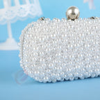 Pearl Beaded Bridal Clutch