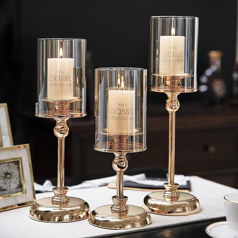 Elegant Candlestick Holder Set
