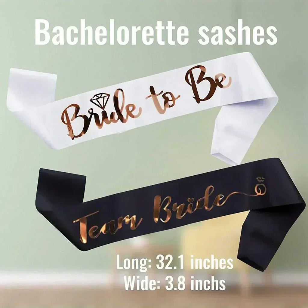 Bride Satin Bachelorette Sash