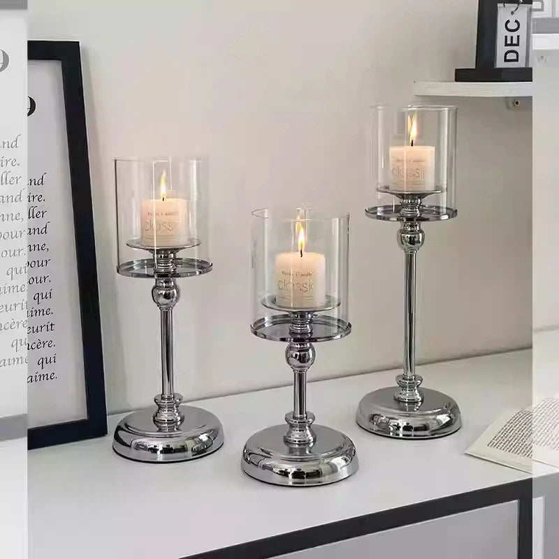 Elegant Candlestick Holder Set