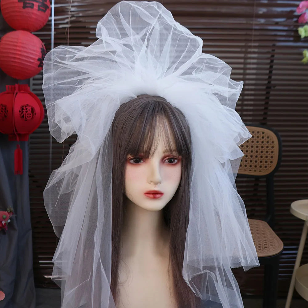 Multi Layer Bridal Veil with Comb