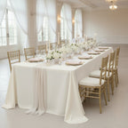 Ivory King Tablecloth 108" x 156"