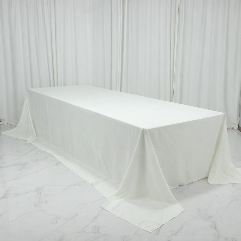 Ivory King Tablecloth 108" x 156"
