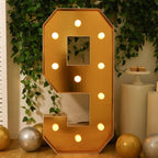 Giant LED Marquee Number 9 Light